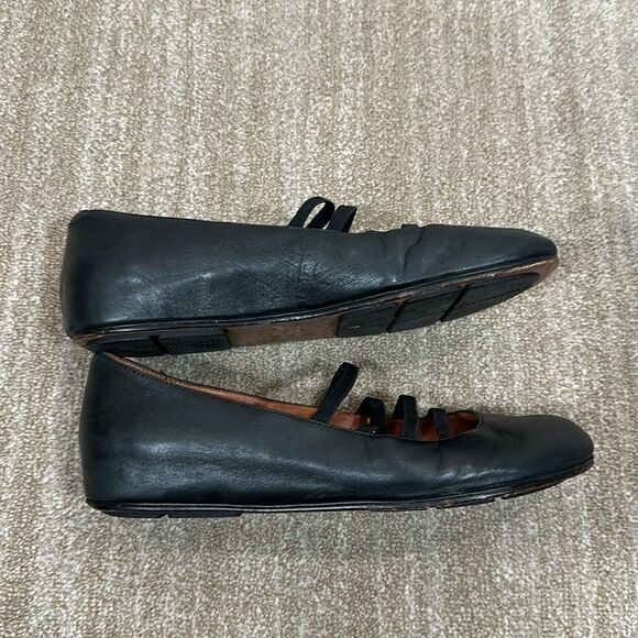 L’Amour Des Pieds Caiden Leather Ballet Flats Shoes Black Women Size 10M - Picture 6 of 11